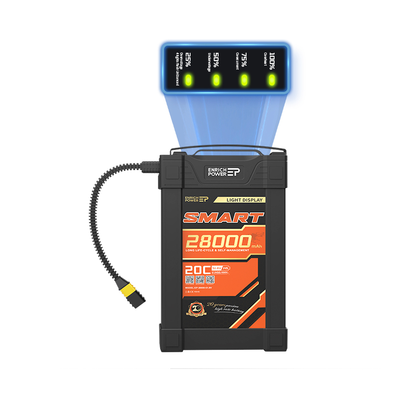 Light Display Universal Smart Drone Battery 14S-28Ah